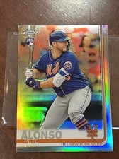 2019 Topps Chrome Pete Alonso Refractor Rookie Card #204 New York Mets RC