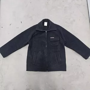 Vintage Wool Coat Can't Tear Em Size 107R Heavyweight Zip Up Made In Australia - Picture 1 of 7