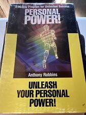 Tony Robbins Personal Power Cassette Tapes Vintage 1989