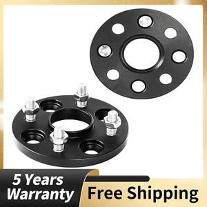 2pcs 15mm 4x100 to 4x100 Wheel Spacers 54.1mm M12x1.5 For Kia Sephia Scion xA - Picture 1 of 12