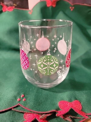 Copa de vino Libbey Christmas roja/verde 16 oz sin tallo  Foto 1 de 4