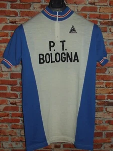 Eroica Camiseta Shirt Maillot Bici Ciclismo Vintage 70'S Bolona 50% Lana Bordado - Imagen 1 de 3