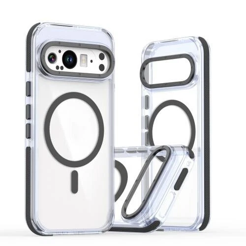 For Google Pixel 9 Pro XL Dual-Color Clear Acrylic Hybrid TPU Phone Case For - Image 1 of 1