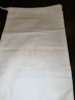 Chloe 布抽绳防尘袋保护膜 8 英寸 14 英寸 — 第 1/4 张图片