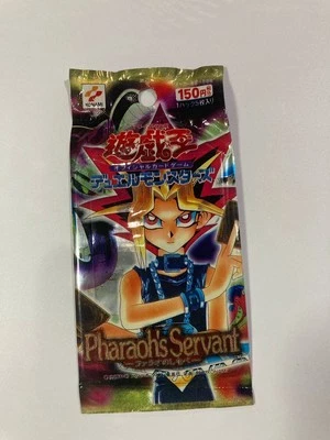YuGiOh! Duel Monsters Pharaoh's Servant Japanese Booster Pack - OCG Vintage 2000 - Image 1 of 4