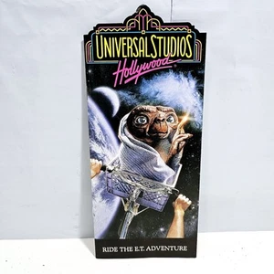 Universal Studios Hollywood Brochure 1991 ET Earthquake King Kong Jaws Star Trek - Bild 1 von 2