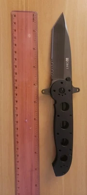 CUCHILLO TÁCTICO PLEGABLE CRKT M-16-14SF TANTO DENTADO TRIPLE PUNTO Foto 1 de 4