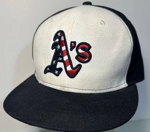 New Era 2011 4th Of July Oakland Athletics Hat Size 7 1/2 Official from A's - Picture 1 of 8
