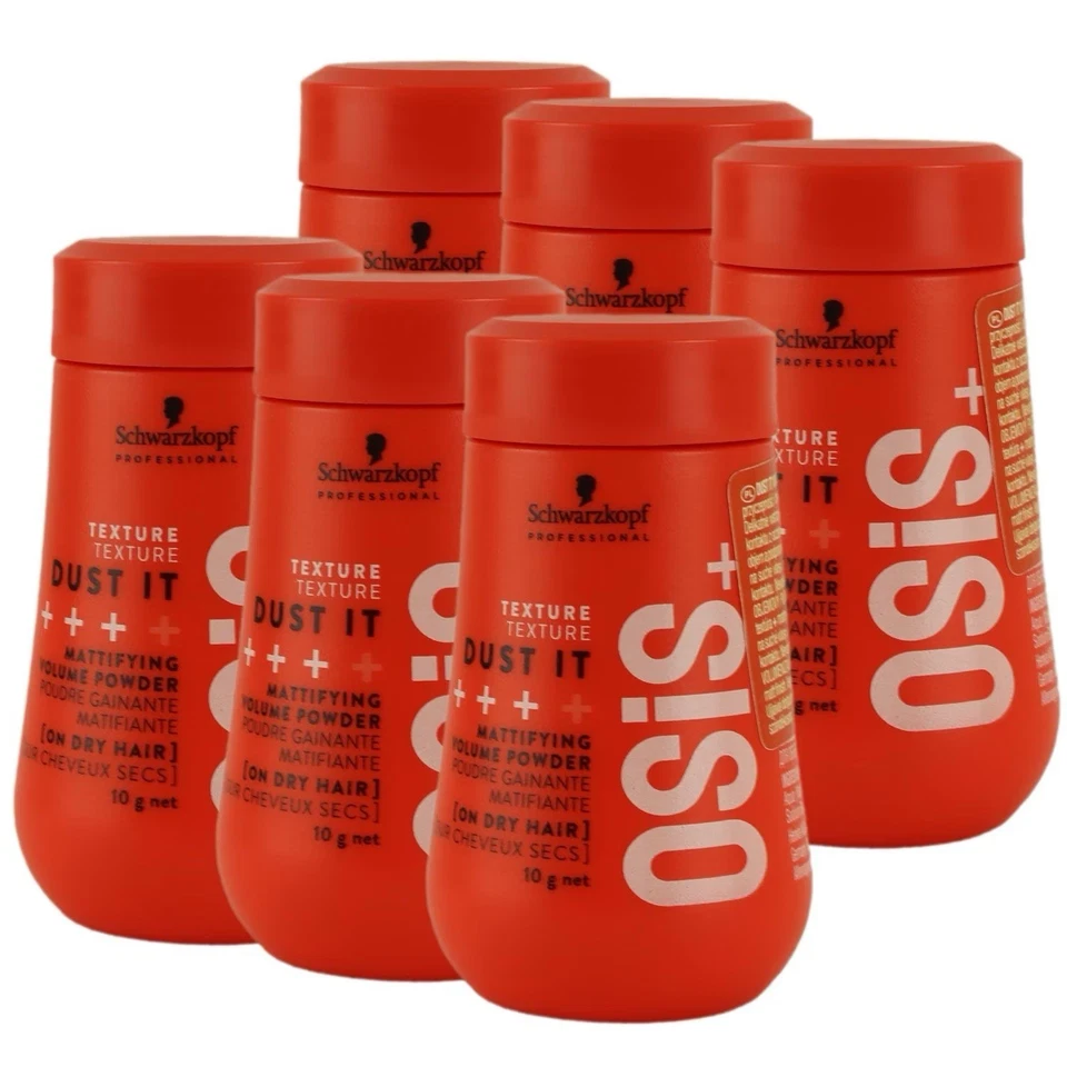 (6 PACK) Schwarzkopf Osis+ Dust It Mattifying Volume Powder, 0.35 oz - Image 1 of 1