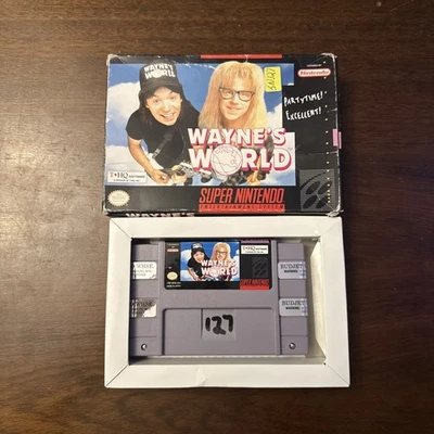 Wayne's World (Super Nintendo SNES) Tested - Authentic - Image 1 of 4