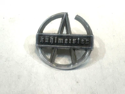 Mercerdes 59-71 W111,W112,W110 Under dash KUHLMEISTER AC unit metal logo 1 Sign - Image 1 of 4