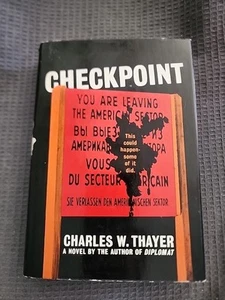 Checkpoint Charles Thayer Hardback Book DJ Good Shape Harper Row 1964 - Picture 1 of 8