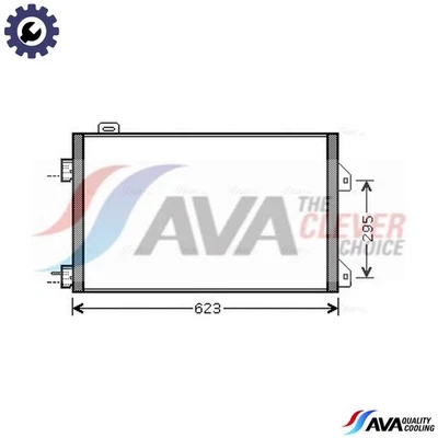 CONDENSER AIR CONDITIONING RTA5347 FOR RENAULT CLIO/SYMBOL/MIO/II/Mk/Hatchback - Image 1 of 4