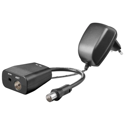 67245 Adattatore Di Alimentazione C.C. Con Alimentatore, Nero - Immagine 1 di 4