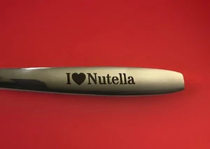 Lange Löffel 22 cm Edelstahl , graviert Qualität I ❤️Nutella . Geschenkidee - Bild 1 von 3