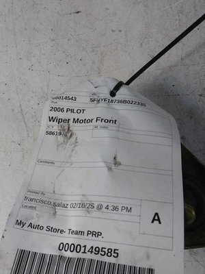 Windshield Wiper Motor Fits 05-08 PILOT 390912 - Image 1 of 3