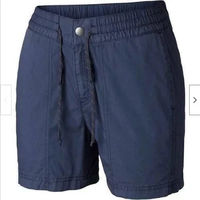 COLUMBIA Women's Drawstring Court Shorts Active Fit  Size M, (NOCTURNAL) Blue - Image 1 of 4