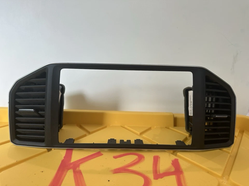 Painel de instrumentos central frontal Volkswagen Atlas 2018-2019 quadro de acabamento OEM - Imagem 1 de 4