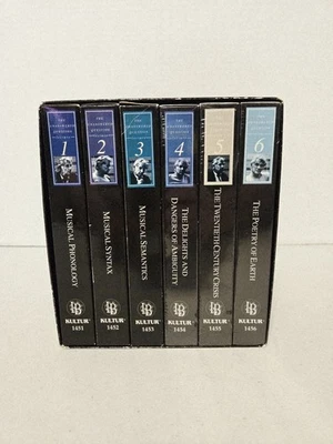 The Unanswered Question: 6 Talks at Harvard by Leonard Bernstein (VHS Box Set) - Image 1 of 4