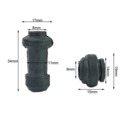 Front Disc Calipers 1 Set Kit Black Caliper Boots Dustproof And Waterproof Front - Image 1 of 4