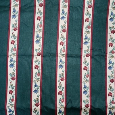 Waverly Henry Ford Museo "Esmoquin" Verde Floral Rayas Tela Algodón 5 Yardas 57" Foto 1 de 4