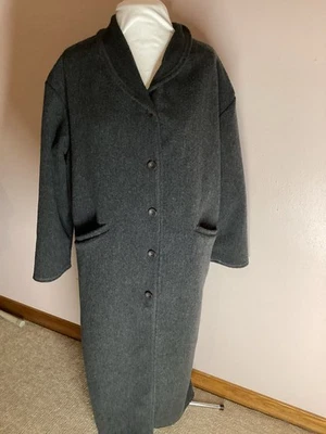 Gee Gee Sport Long Gray Button Sweater Coat Warm Women’s Medium - Image 1 of 4
