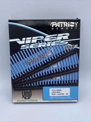 Patriot Memory Extreme Performance Viper Series PC3-10666 DDR3 1333 6GB RAM - Image 1 of 4