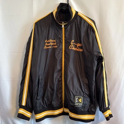 Chaqueta estilo universitario vintage Y2K Karl Kani (talla: L) ¡RARA! E-go choice *EUC* Foto 1 de 4