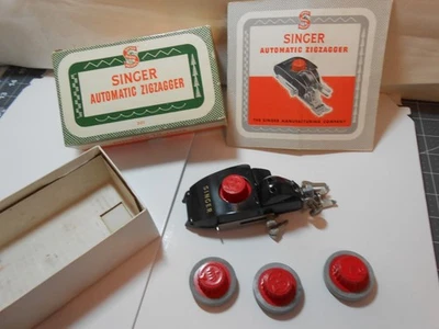 Vintage Singer Zigzagger Automático #161103 Zig Zag Acessório 301 & 404 Máquina - Imagem 1 de 3