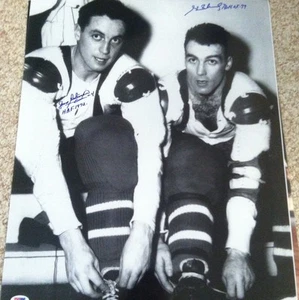 JEAN BELIVEAU HENRI RICHARD HOF Dual Auto Autograph Photo Canadiens 16x20 PSA - Picture 1 of 4