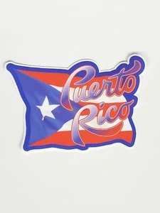 Puerto Rico Weatherproof Glossy Decal. 5x4 inches - Picture 1 of 2