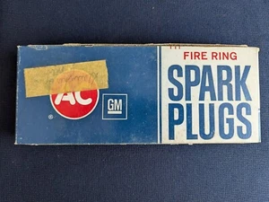 AC GM Fire Ring Spark Plugs 84TS USA 5612150 NOS 8 Unopened Plugs - Picture 1 of 4
