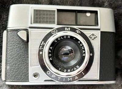 Appareil photo argentique OPTIMA-1 d'Agfa - avec étui - Photo 1/4