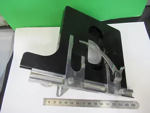 LEITZ GERMANY XY BÜHNE TISCH CLIPS MIKROSKOP TEIL WIE ABGEBILDET X4-A-26 - Bild 1 von 11