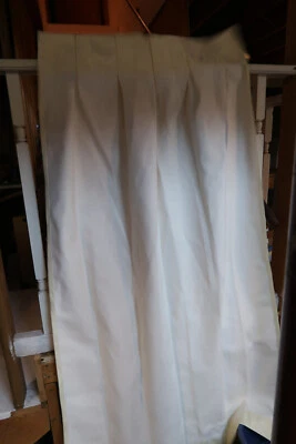 Stylemaster Gabrielle 象牙色 Pinch Pleat Drape 一对 (96 x 84 英寸) — 第 1/4 张图片
