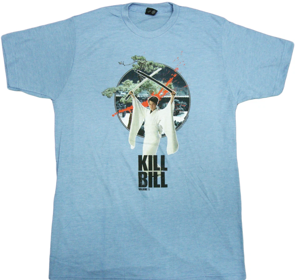 Kill Bill House of Blue Leaves Adult Heather T-Shirt - Martial Arts Crime film  - Image 1 of 1