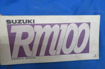 Suzuki RM100 1976 original manual del propietario, # 99011-28622 48 páginas, buen estado Foto 1 de 4