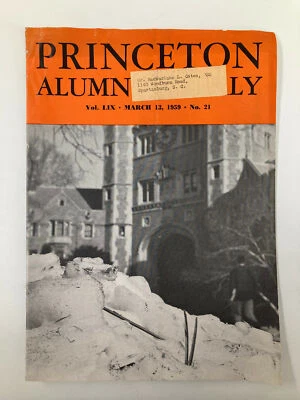 VTG Princeton Alumni Weekly March 13 1959 Club President John Bitner '38 - Image 1 of 4