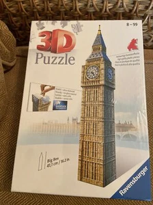 Ravensburger 3D Puzzle Big Ben Sealed 224 Pieces 8-99 Years - Picture 1 of 3