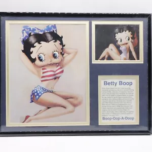 Betty Boop Framed Picture and Story Matted Pinup USA 11x14 - Picture 1 of 5