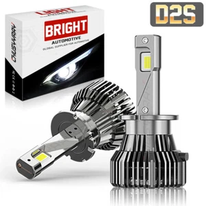 D2S D2R White 6000K LED Headlight Bulbs High Low Beam For BMW E46 325i 330i M3 - Picture 1 of 11