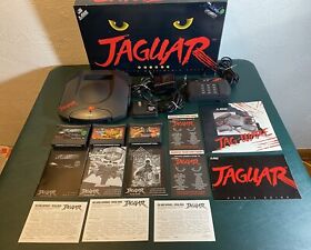 Atari Jaguar Complete With 3 Original Cartridges & Accessories