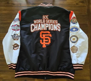 SF Giants Men’s 5XL World Series Champions Varsity Jacket G-III Carl Banks - Picture 1 of 12