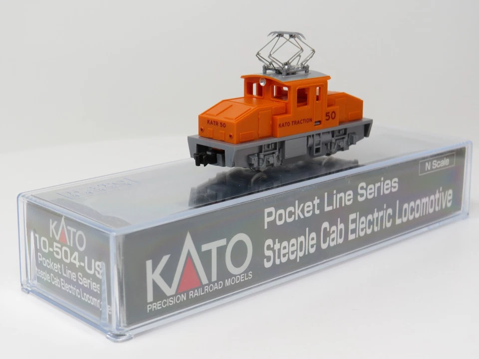 Kato N 10-504-US Steeple Cab Electric Locomotive Pocket Line Series DC - Image 1 of 1
