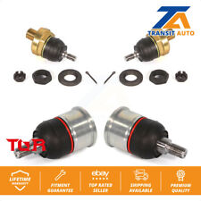 Front Lower & Upper Suspension Ball Joints Kit For 2009-2014 Acura TL Adjustable