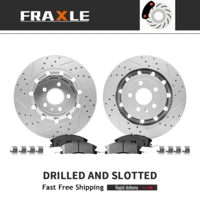 Kit de pastillas de cerámica de rotor de freno delantero para Lincoln Mks Ford Police Interceptor Sedán Foto 1 de 4