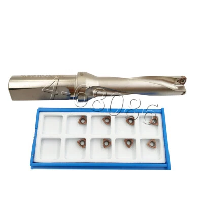 WC-17-4D-C20 U taladro indexable 17 mm C20-4D + 10 piezas WCMT030208 inserto de carburo Foto 1 de 4