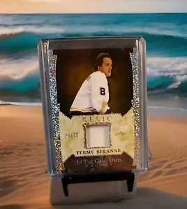 TEEMU SELANNE 2022-23 Leaf In The Game Used  Relic, Anaheim Ducks # 6/20 - Picture 1 of 7