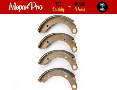 Juego de zapatas de freno Plymouth P18 Special Deluxe 1949 delanteras o traseras todos los modelos Foto 1 de 4
