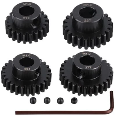 M1 Steel Motor Gears Pinion 8MM 21T 22T 26T 27T 1/5 X-MAXX RC Model Car - Изображение 1 из 4
